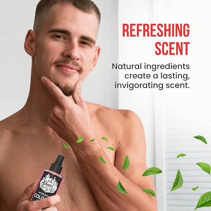 the shave factory After Shave Cologne Series - Cologne for Men, Aftershave for Men, Refreshes and Relieves Face and Skin (12 Arctic)