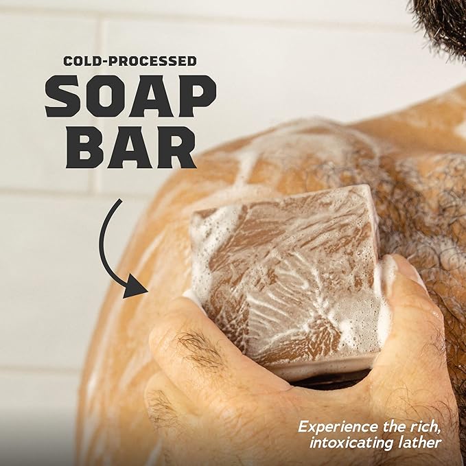 Dr. Squatch Natural Bar Soap for Men - Cold Process Soap with No Harsh Chemicals - Maverick Musk (5 oz, 5-Pack)