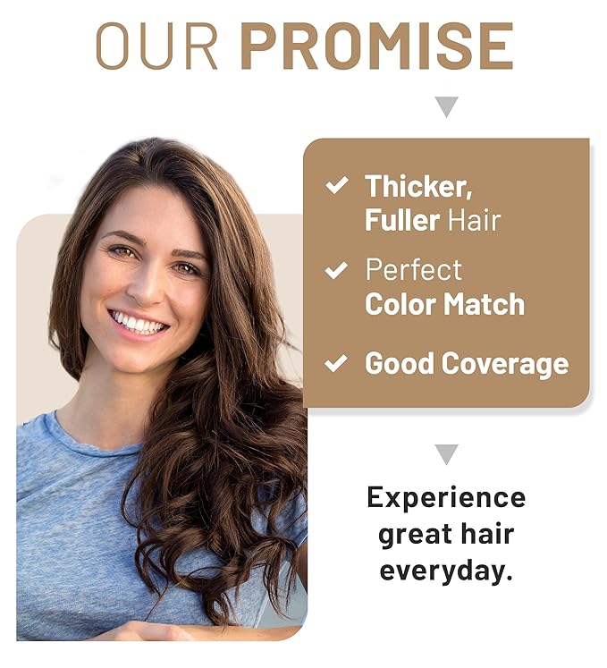Hair Fibers for Men & Women (30 Grams, White), Fill In Fine or Thinning Hair, Instantly Thicker, Fuller Looking Hair