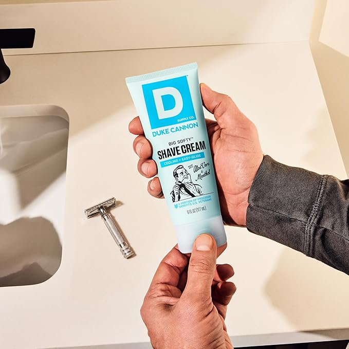 Duke Cannon Men’s Shave Cream – 6 oz Rich, Moisturizing Shaving Cream for Smooth, Comfortable Shaves
