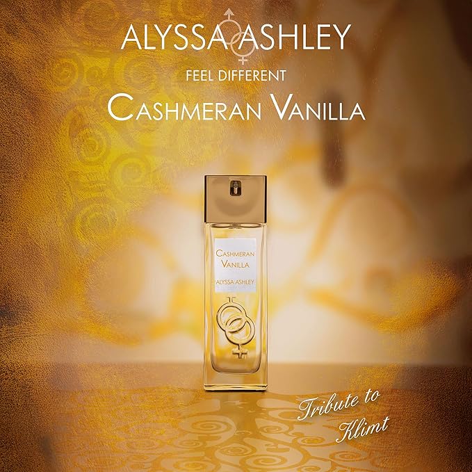Alyssa Ashley Cashmeran Vanilla - Vanilla Perfume with White Amber, Patchouli, Salted Caramel, Musk - Elegant Perfumes for Women - 1.01 oz EDP Spray