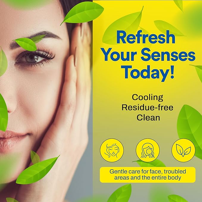 Paradise Amino Acid Organic Soap Bar, Moisturizing, Residue-Free Refreshing Cleanser, Cooling & Invigorating Bath Natural Soap for Women, Men & Kids with Plant-Based Oils, 100g, Green Tea