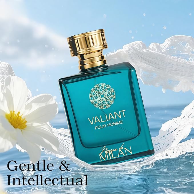 VALIANT, Men's Fragrance, Long Lasting EDP, Classic Elegant Scent for Formal and Evening Wear, Premium Perfume for Daily Use, 3.4 Fl Oz