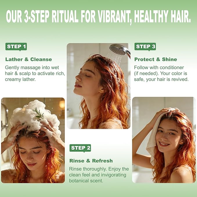 Rosemary Biotin Shampoo 2-Pack (90-Day Supply) - Hair Thickening & Strengthening System - Sulfate Free, Color Safe Treatment for Thinning Hair - with Tracker Chart - 24.36 fl oz Total
