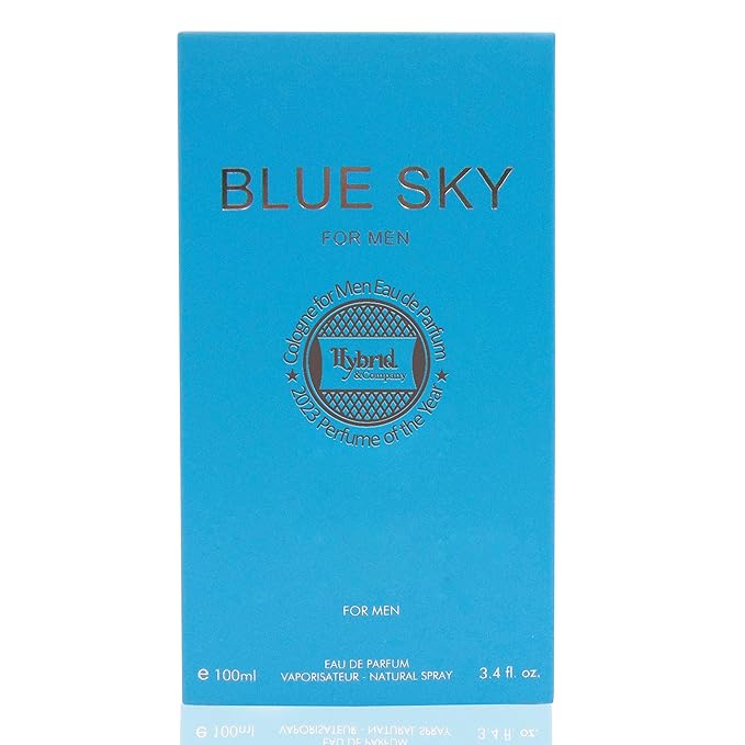 Hybrid & Company Blue Sky for men Men’s Classic Scent Perfume Eau De Toilette Spray 100 ML