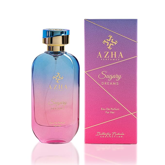 Sugary Dreams Eau de Parfum for Women, Sweet Spiced Gourmand Perfume Spray with Toffee, Chocolate, Tonka Bean, Vanilla & Musk, Long Lasting Women's Fragrance, Butterfly Nebula, 3.4 Fl Oz