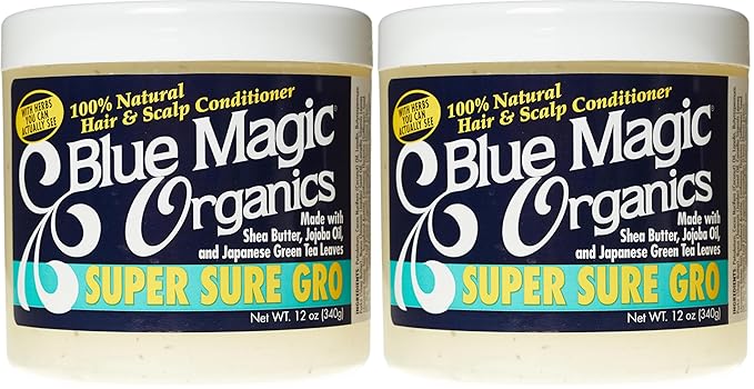 Blue Magic Super Sure Hair Growth Product, 12 Ounce (Pack of 2)