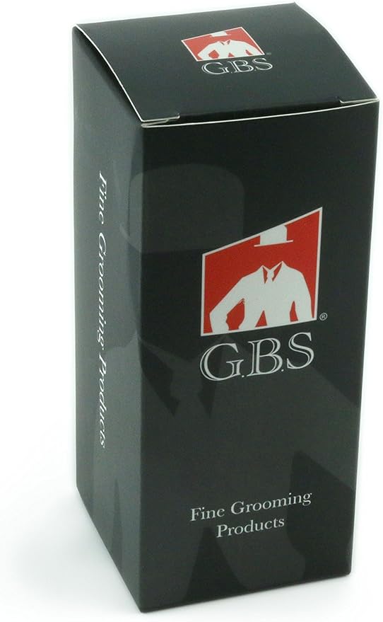 G.B.S Classic Synthetic 3rd Generation Bristle Shaving Brush with Durable Clear Brush Stand - Vegan Brush Generates Lather for Wet Shaving Lovers Durable Wooden Handle 20 mm Knot