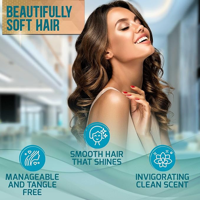 Biotin Shampoo and Conditioner Set and Biotin Hair Thickening Serum for Men and Women