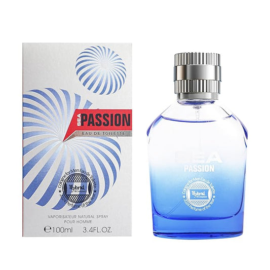 Hybrid & Company Sea Passion Pour Homme For Men Eau De Parfum Vaporisateur Natural Spray 3.4 Fl Oz