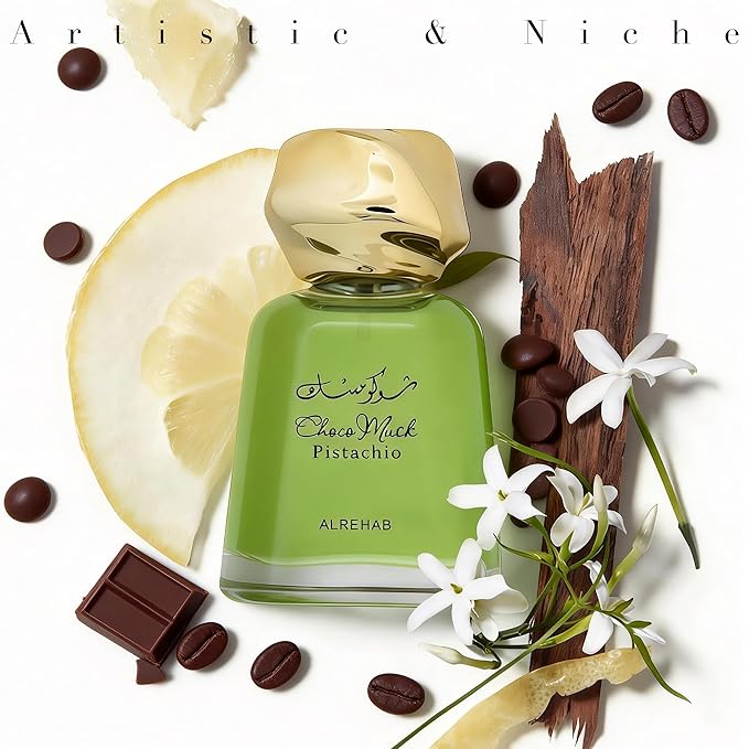 Women’s Eau de Parfum, Sweet Gourmand Women’s Perfume with Pistachio & Vanilla Notes, Choco Musk