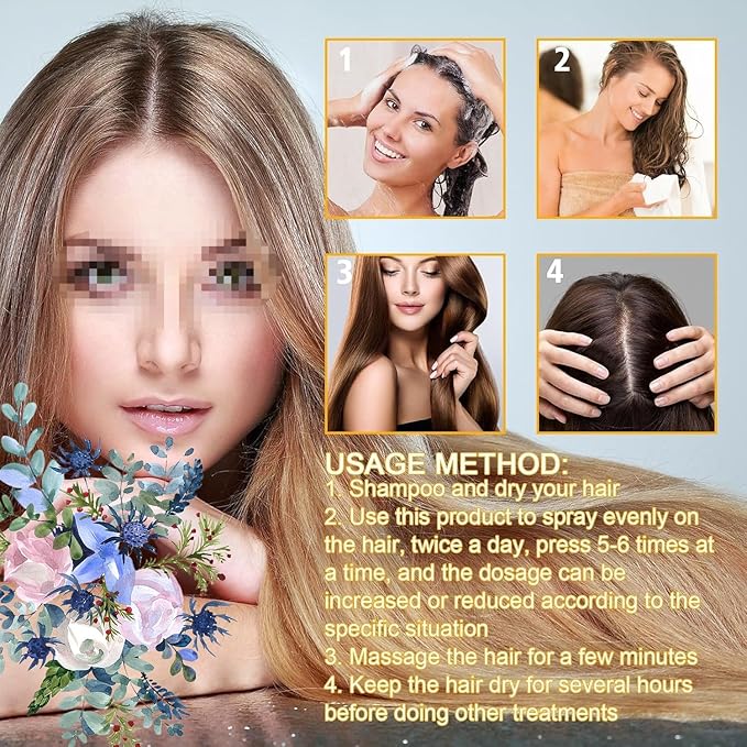 Hair Growth Serum for Women and Men, Hair Follicle Treatment, Hair Care for Germinal Essence Conditioner for Regrowth & Loss Treatment (1cps)