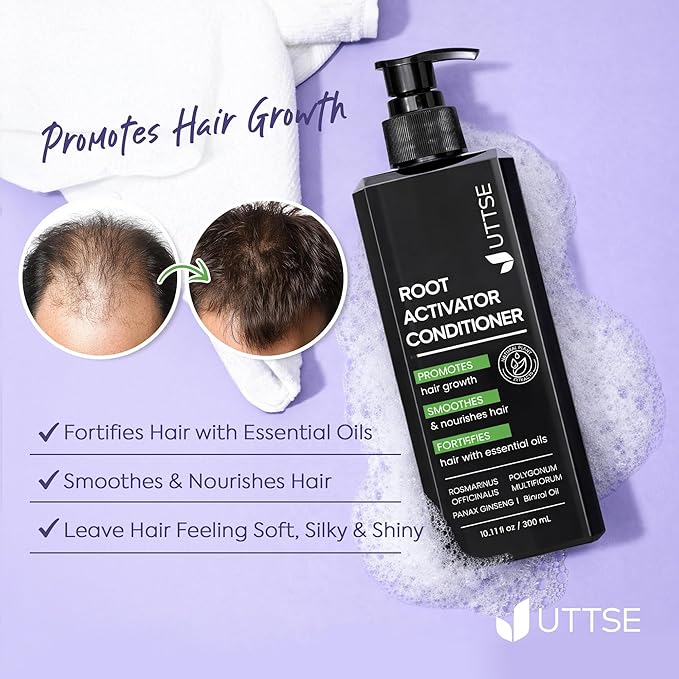 Root Activator Conditioner for Men: Deep Repair Treatment for Hair Growth and Thickening