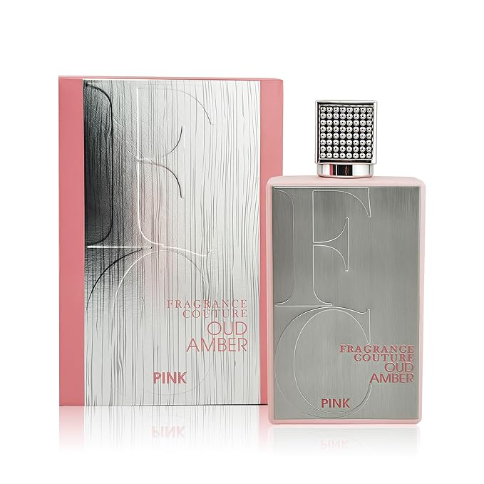 Men/Women Cologne Oud Amber Pink Unisex Perfume 100ml Eau de Parfum - Bold Spicy Amber,Green &Sweet Scent for Women & Men Daily Use