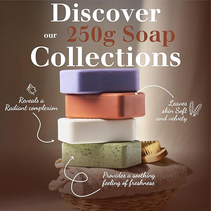 Donkey Milk Soap Bars 3xPack – Enriched With Organic Shea Butter - 97% Natural Ingredients - Traditionally Made - French Milled in Provence - Gentle For Skin – 3x8.8 oz - La Maison Du Savon