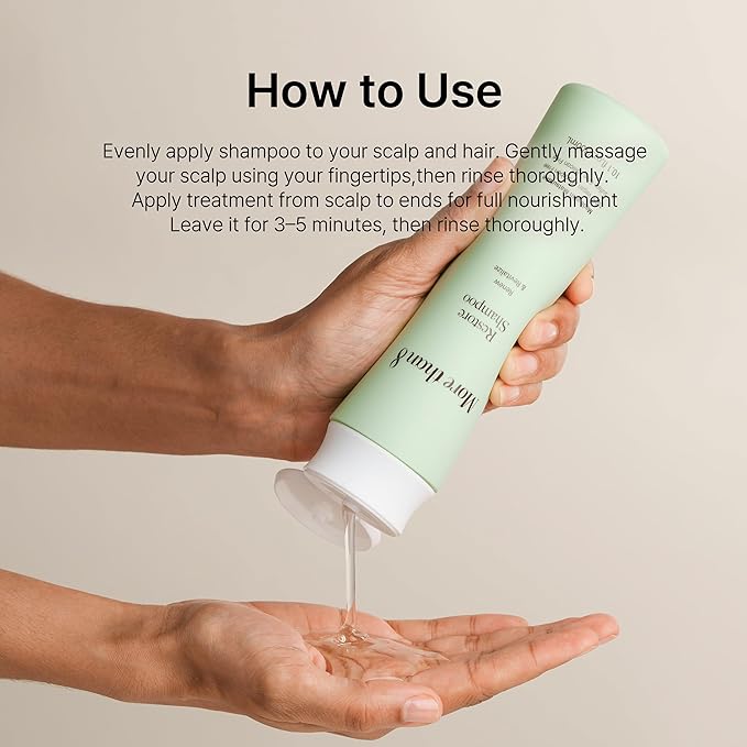 Restore Anti Hair Loss and Hair Growth Shampoo with Matsutake Mushroom – 100% Vegan, Paraben-free, Sulfate-free, Silicon-free – 10.1 Oz