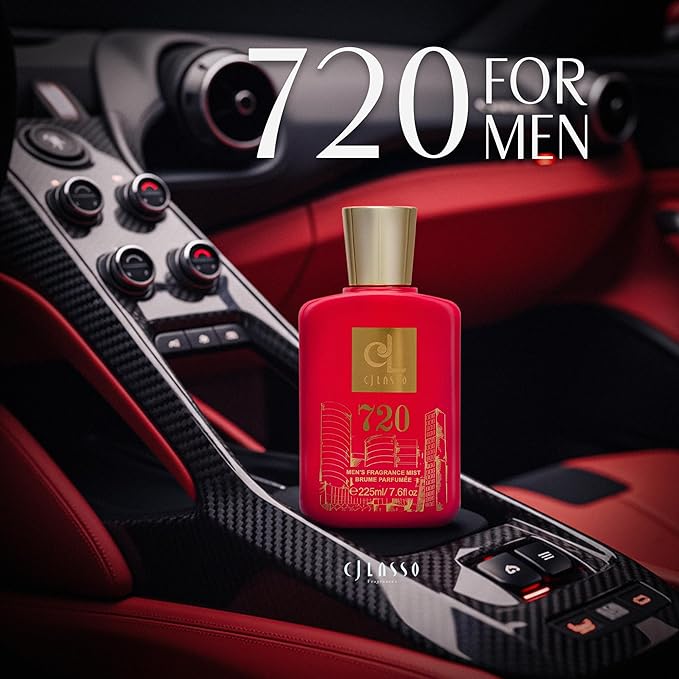 720 Fragrance Spray, (7.6 fl oz), Long-Lasting Floral & Amber Scent for Men & Women, Notes of Saffron, Jasmine & Ambergris, Day to Night Luxury Fragrance, Vegan & Cruelty-Free