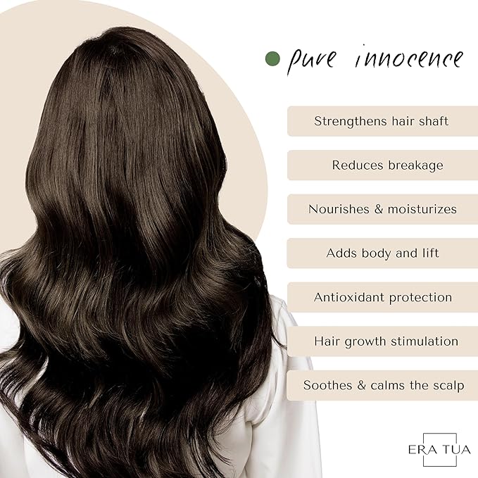 Pure Innocence Volume Shampoo| Dutch Made & Formulated | Volume Boosting moisturizing Shampoo for All Hair Types | Floral Scent of White Jasmine, Rose & Ylang-Ylang Sulfate free |250 ml