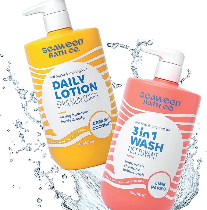 SEAWEED BATH CO Lime Papaya 3-1 Body Wash, 30 FZ