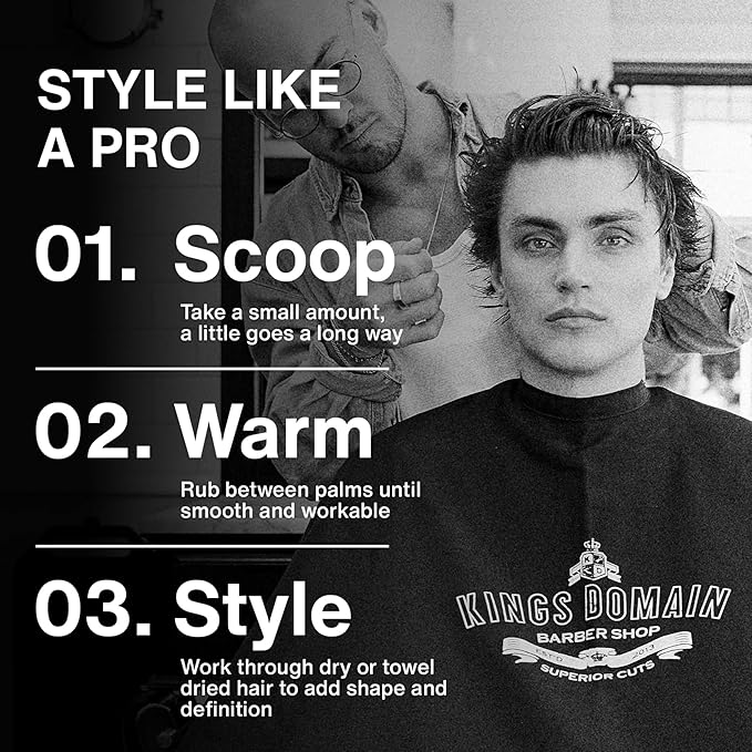 Shaping Fibre | Hair Paste for Men | Medium Hold Styling Paste | Adds Natural Movement & Texture