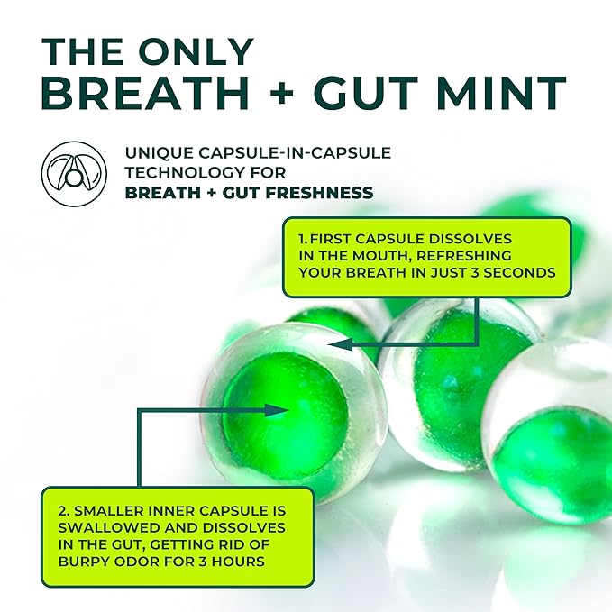 NUDE Mints | Dual Action Liquid Capsules | Mouth Watering Mint - Lasts 3X Longer - 3X Stronger - Extreme Bad Breath Solution for Adults - Sugar Free, 0 Calorie - Berries - 10 Pack - 300 Capsules