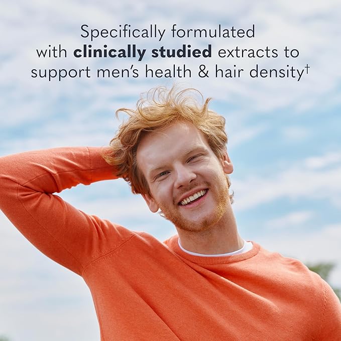 Garden of Life Dr. Formulated Hair Growth Gummies for Men, with Biotin and Clinically Studied Extracts to Support Men’s Hair Growth, Delicious Berry-Flavored Gummies, 60 Count