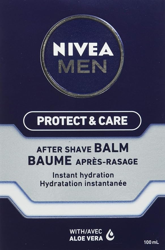 NIVEA FOR MEN Moisturizing Post Shave Balm 3.30 oz (Pack of 4)