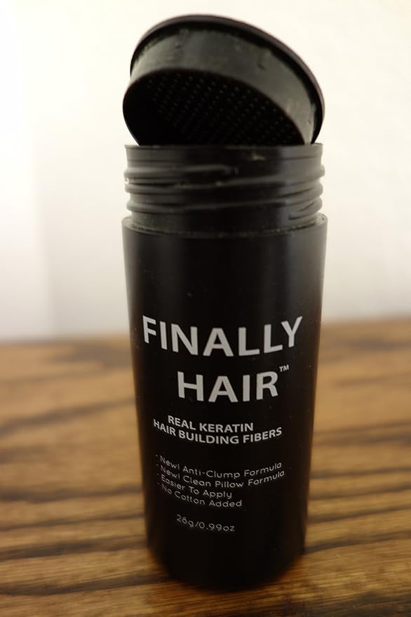 Hair Building Fibers 200 Grams 7 Oz. With Bottle By Finally Hair 50g*4 (Blonde (light blond))