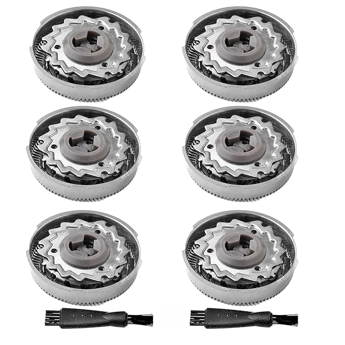 6 Pack SH90 Replacement Shaver Heads Compatible with Philips Norelco Series 9000, SH90 Replacement Blades for Philips Electric Shaving Series 9000 and Series 8000