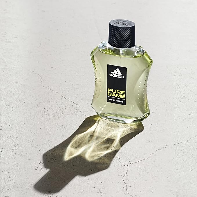 adidas Pure Game Eau De Toilette Spray for Men, 3.3 fl oz