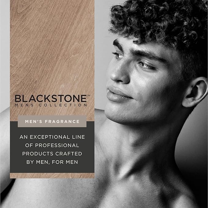 Blackstone Mens Collection Eau de Toilette – Ocean Blue | Men’s Fragrance, Fresh & Long-Lasting Cologne with Sea Salt, Citrus & Cedar | Everyday Fragrance, Travel Size ,3.4 Fl Oz