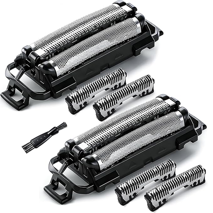 ES9087 Shaver Replacement Outer Foil Compatible with Panasonic ARC3 3-Blade Electric Shavers ES-LL41-K, ES8103S (ES9087-2PACK)