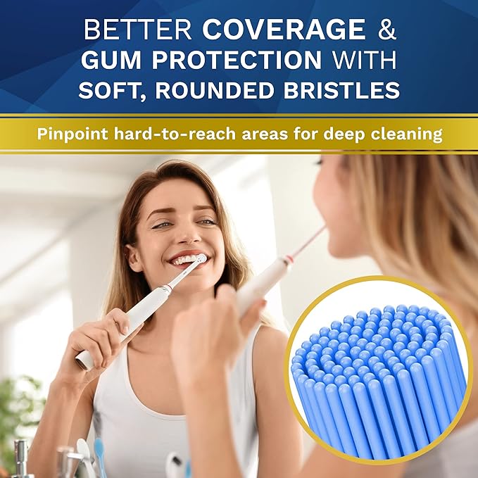 Replacement Toothbrush Heads Compatible with Oral B - 16 Pack Aster Toothbrush Head Compatible with Oral B Braun Electric Brush Heads Refill for 7000/Pro 1000/9600/ 5000/3000/8000
