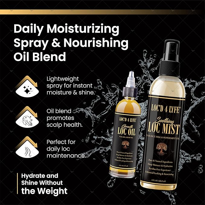 LOCD 4 LYFE Extra Strength Stimulating Conditioner 8oz – Invigorating Peppermint & Tea Tree Oil for Nourishing Scalp Relief | Refreshes, Revives & Soothes | Tingling Sensation for Healthy Hair