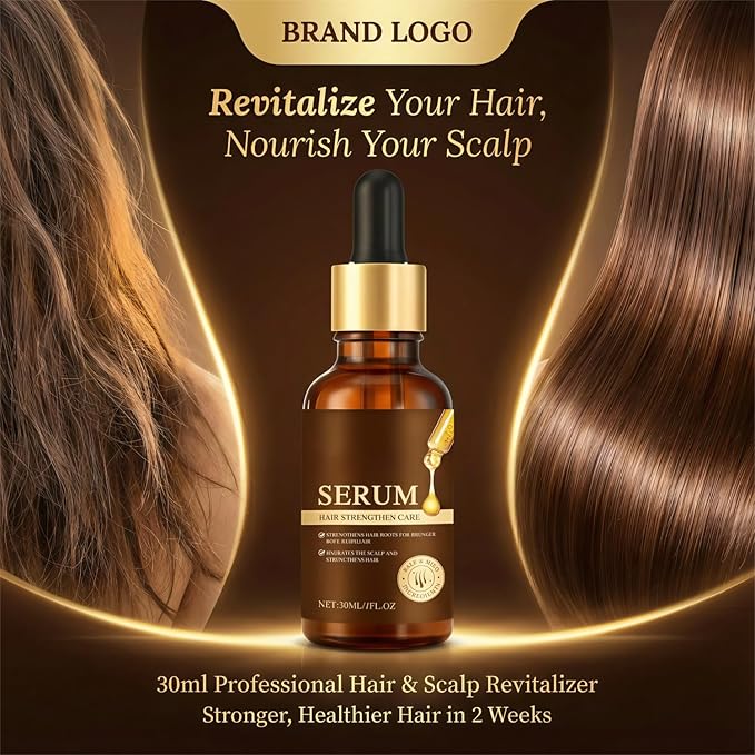 LifewithQueenP Hair Growth Oil, 30ml | Ayurvedic Hair Growth Serum, Quick-Absorbing, Strengthens Roots – Leaves Hair Black & Shiny, Reduces Split Ends & Dryness(1pc)