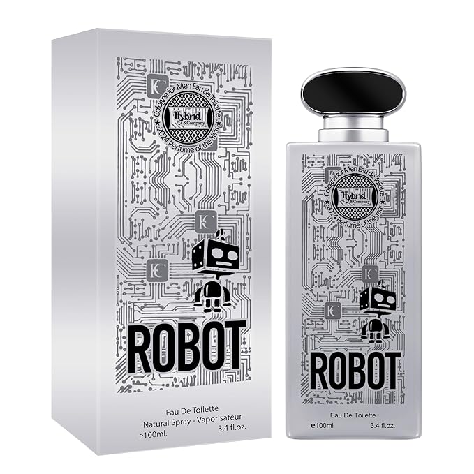 Hybrid & Company Robot For Men Eau De Toilette Vaporisateur Natural Spray 3.4 Fl Oz