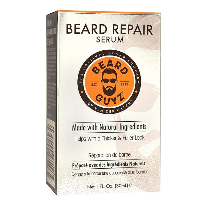 Beard Guyz Beard Serum – Lightweight Beard Conditioner & Facial Hair Serum with Quinoa Seed & Vitamin E – Hydrating & Nourishing Beard Oil Alternative, 1 oz