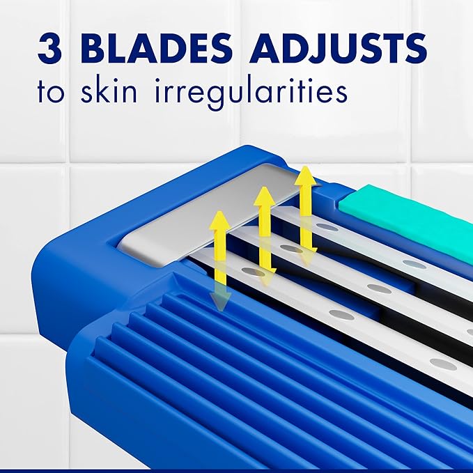 Sensor3 Simple Men’s Disposable Razors, 12 Count