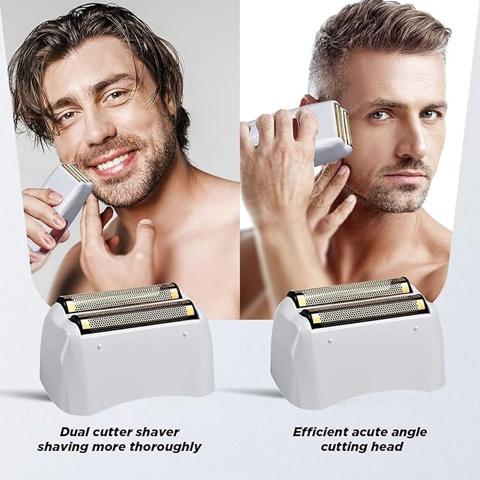 For Andis Foil Shaver Replacement Head for Model TS-1 TS-2 17150 17200 17235 Pro Foil Shaver, Replaces #17155 17160 17280 Shaver (Gold/1Pack)