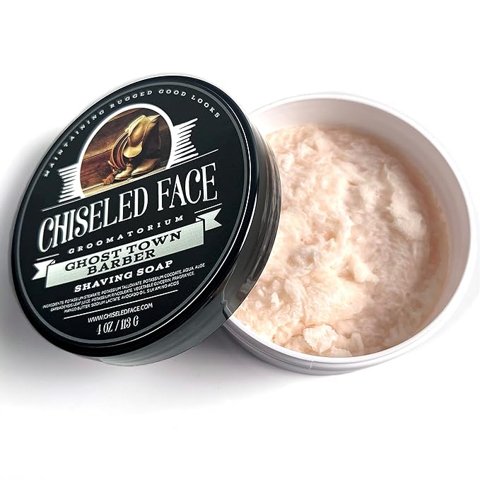 Ghost Town Barber - Handmade Luxury Shaving Soap from Chiseled Face Groomatorium