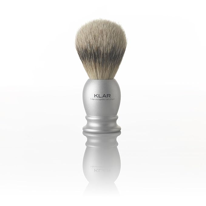 Finest Silver Tip Badger Shaving Brush by Klar Seifen - 21mm