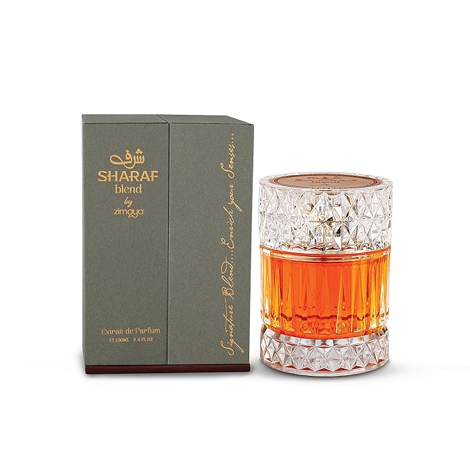 zimaya Sharaf Blend Oriental Unisex Extrait De Parfum, 100ml(3.4 oz)