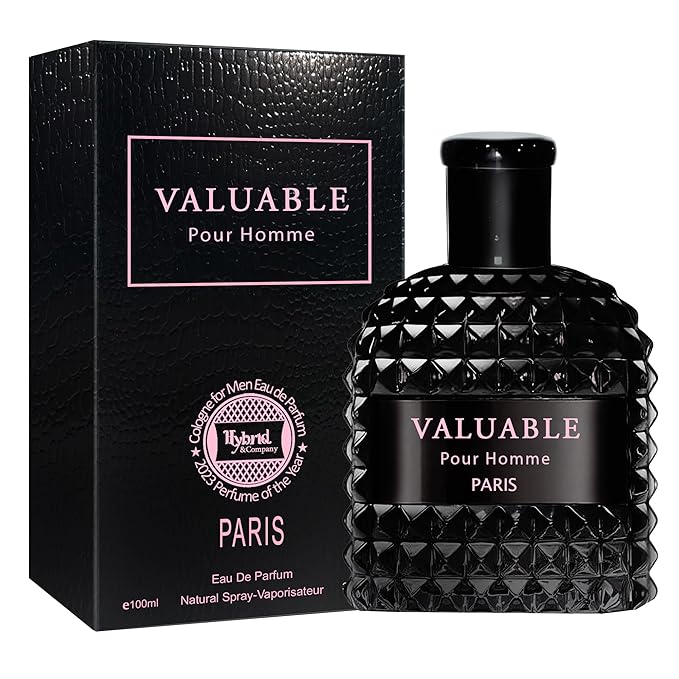 Hybrid & Company Valuable Pour Homme Smoked Vetiver Mens Perfume Captivating Scent Perfume,3.4 Fl Oz