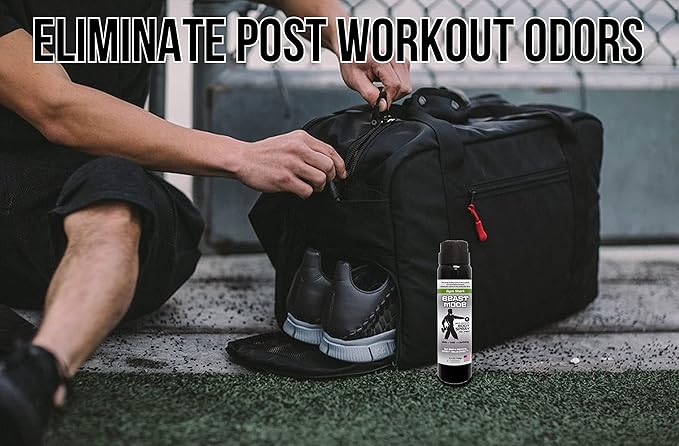 Post Exercise Body Spray to Break Down Body Odor & Sweat at the Molecular Level, Leaving You Smelling Fresh– Cologne Inspired For Post Gym Hygiene – Freshen Skin, Hair and Clothing 3.5 oz (Gym Shark)