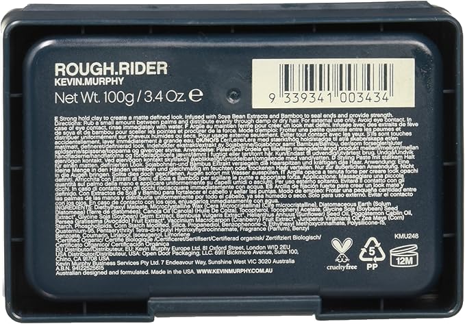 KEVIN.MURPHY ROUGH.RIDER Clay - Hair Strengthening - For All Hair Types - Moldable Styling Clay - Sulphate Free Care