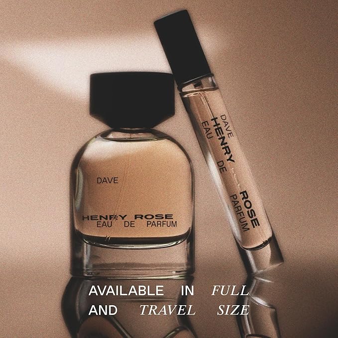 Henry Rose Travel Perfume for Women & Men - Mini Fragrance Mist with Orange Flower & Vanilla Bean - Non Toxic, Floral Perfume and Unisex Fragrance - Dave (0.27 fl oz)
