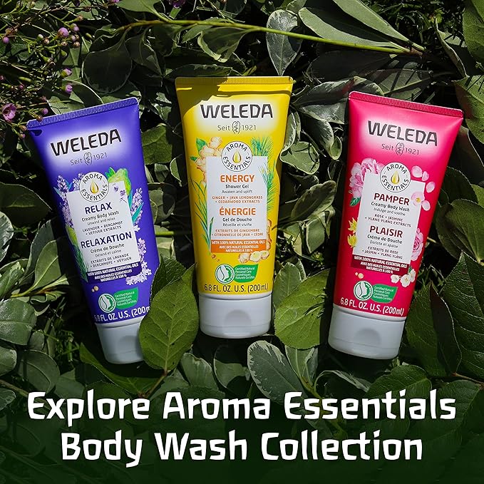 Weleda Aroma Essentials Relax Creamy Body Wash, Parabens Free, 6.8 Fluid Ounce (Pack of 1)