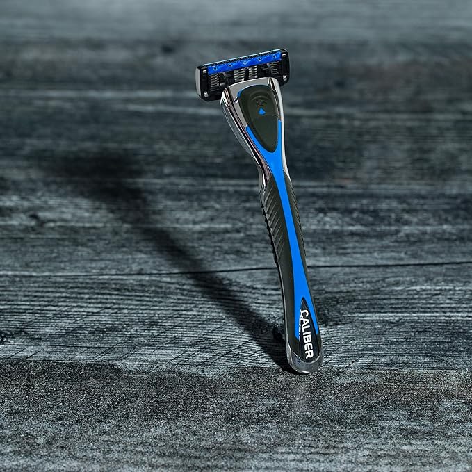 Personna Men's 5 Blade Razor System - Mens Shaving Razors - Razor Handle with 12 Replacement Cartridges
