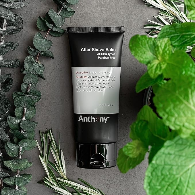 Anthony Shave Cream, 6 Fl Oz, and Anthony Aftershave Balm, 3 Fl Oz