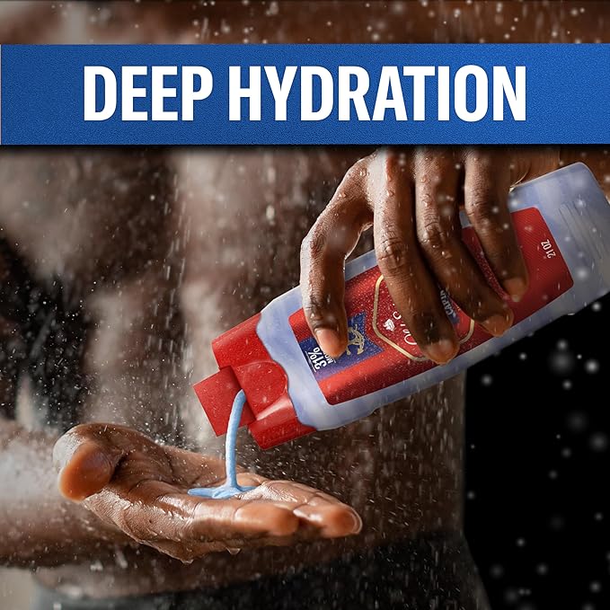 Old Spice Moisturizing Body Wash for Men, Hydro Wash, 2-in-1 Long Lasting Scent & Deep Hydration, 24/7 Shower Fresh, Captain Scent, 21 oz (Pack of 4)
